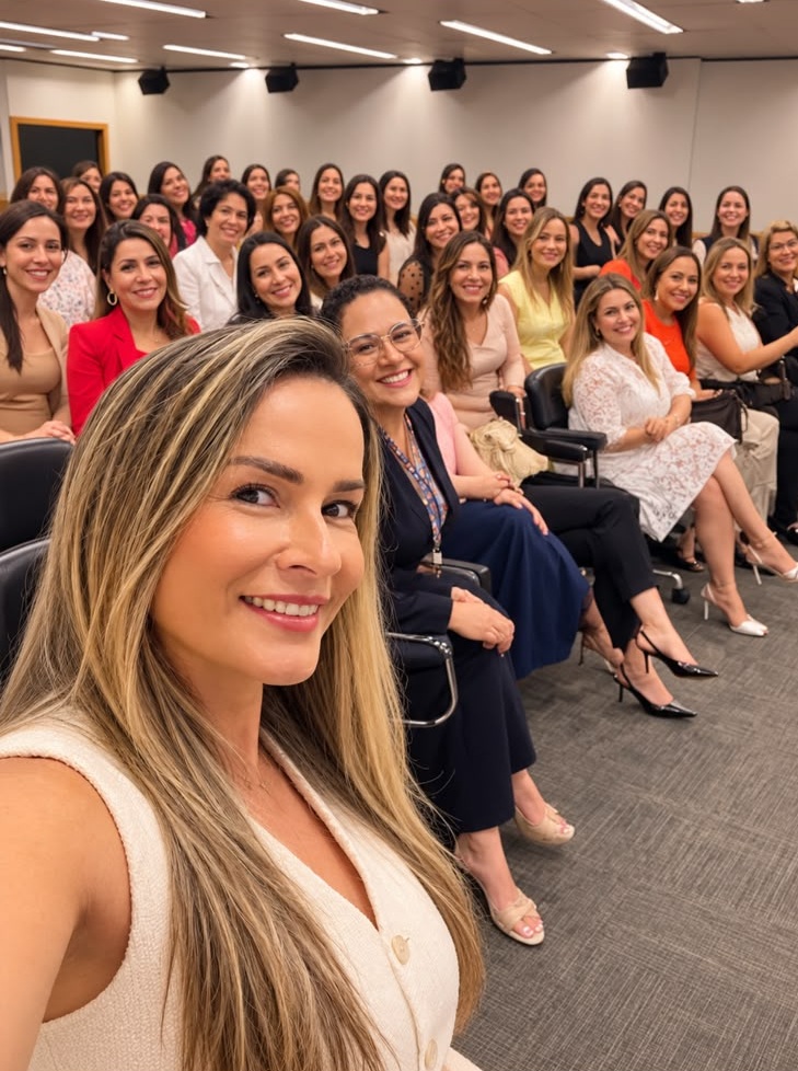 Selfie das participantes no Rio de Janeiro